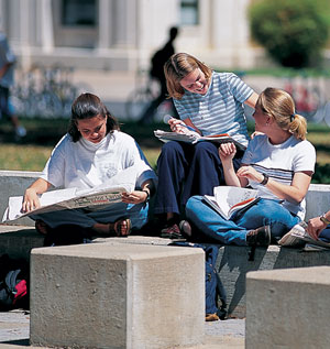 Girls Studying