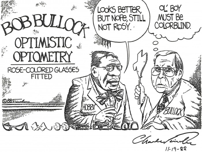 Rose-colored glasses filled." Charles Fincher, 1998