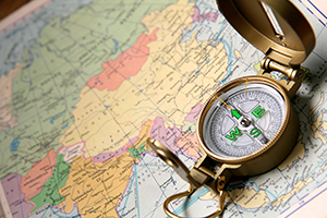 Globe and Compass