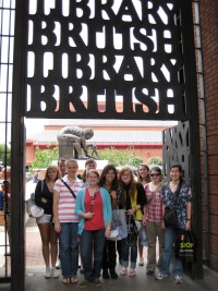 Students at British Library