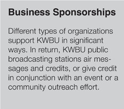 Support: Business Sponsorship
