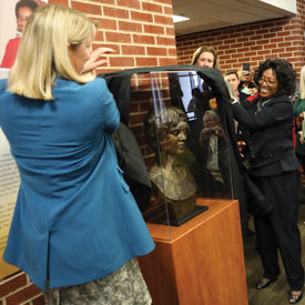bust honoring Dr. Vivienne Malone-Mayes