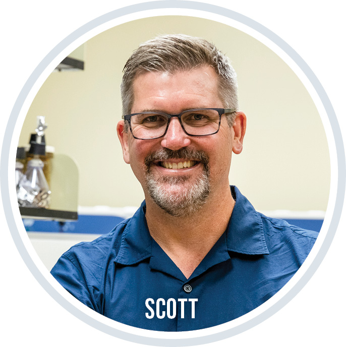 Thad Scott, Ph.D. ’06, professor of biology