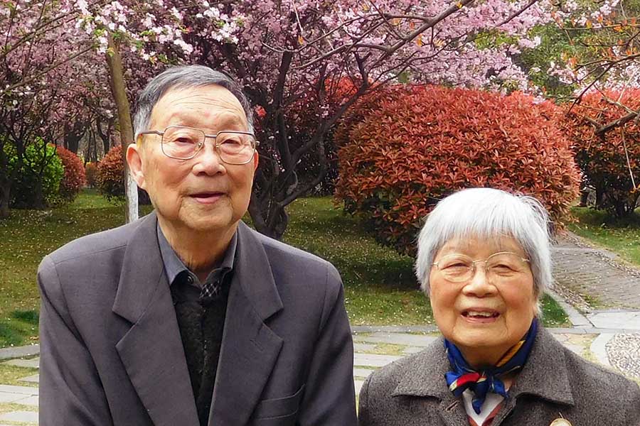 Tim Sheng’s parents in 2019
