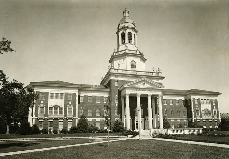 Pat Neff Hall - early 1940s - Then