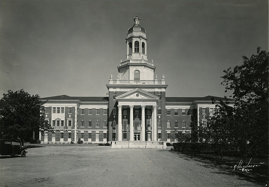 Pat Neff Hall - 1939 - Then