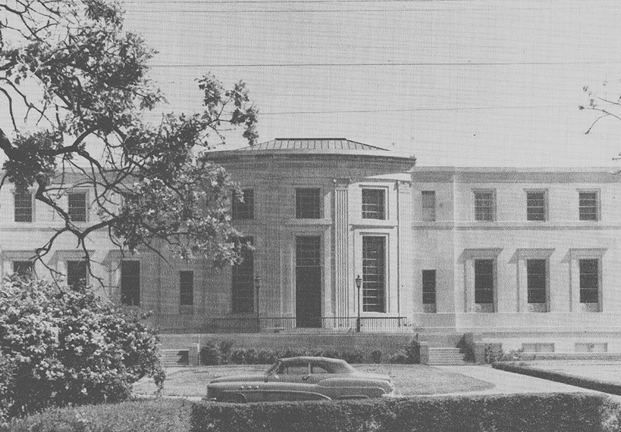 Armstrong Browning Library - early 1950s - Then