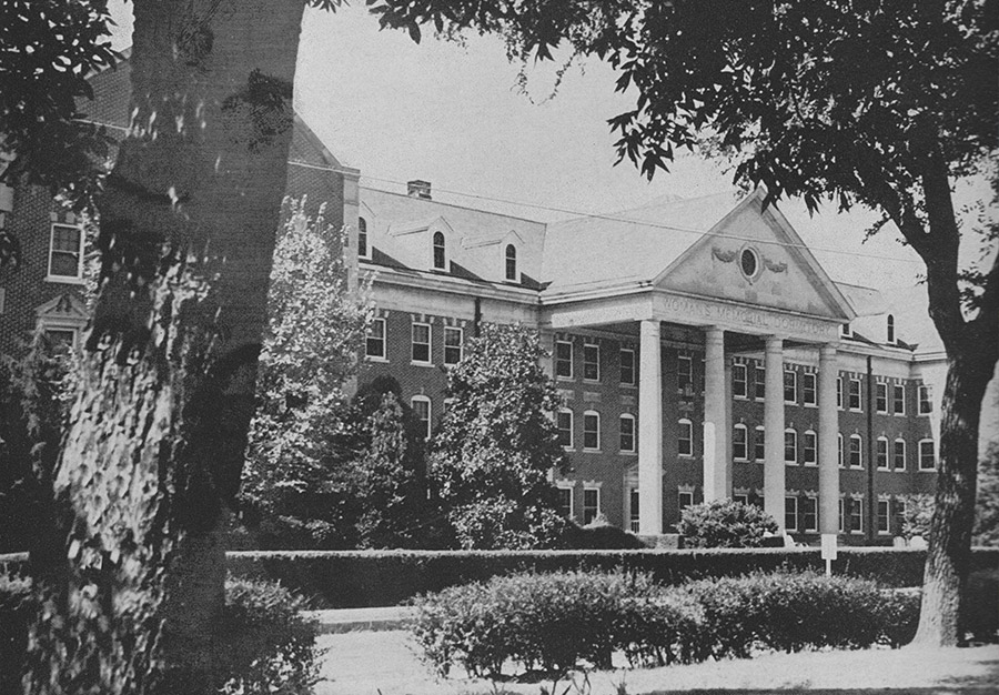 Memorial Residence Hall - Then