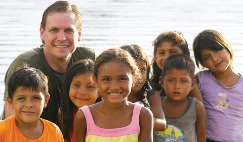 A photo of Johnson Ellis on a mission trip