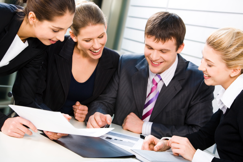 Stock Photo of a business meeting