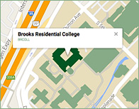 Brooks College Thumb Map