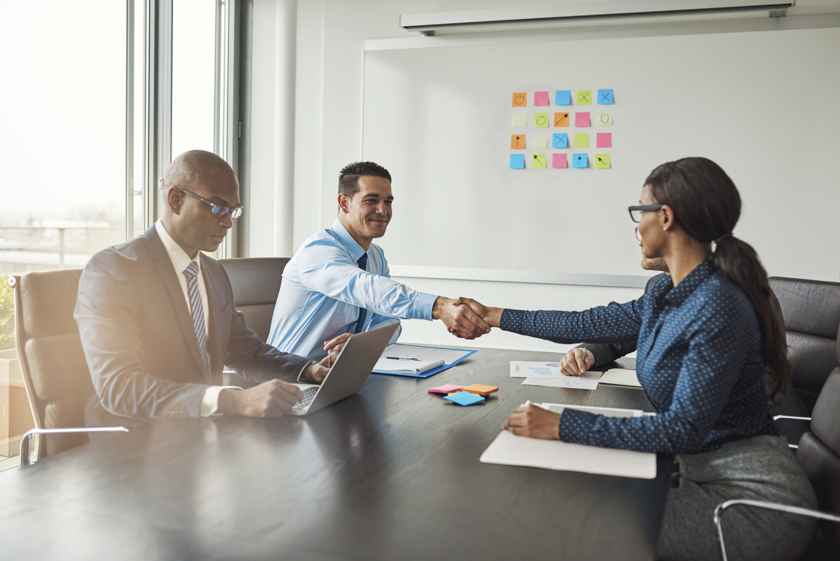 Stock photo of a business meeting