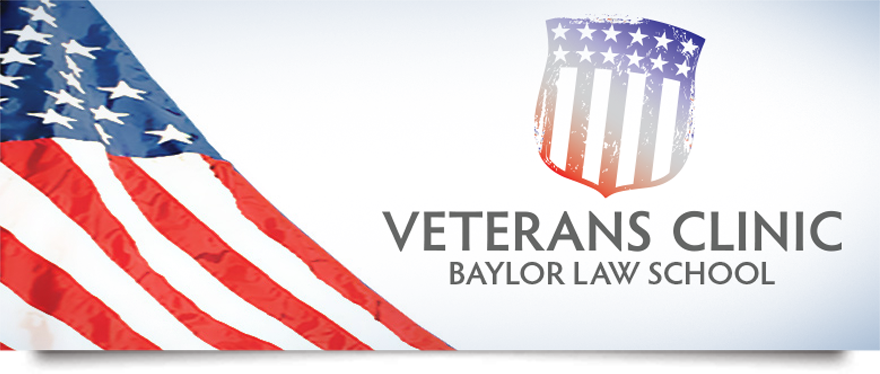 Banner for Veteran's Clinic at Baylor Law School