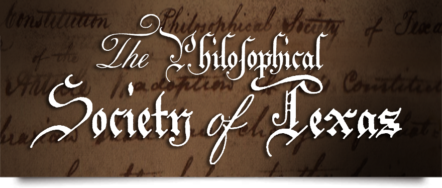 Banner for the Philosophical Society of Texas