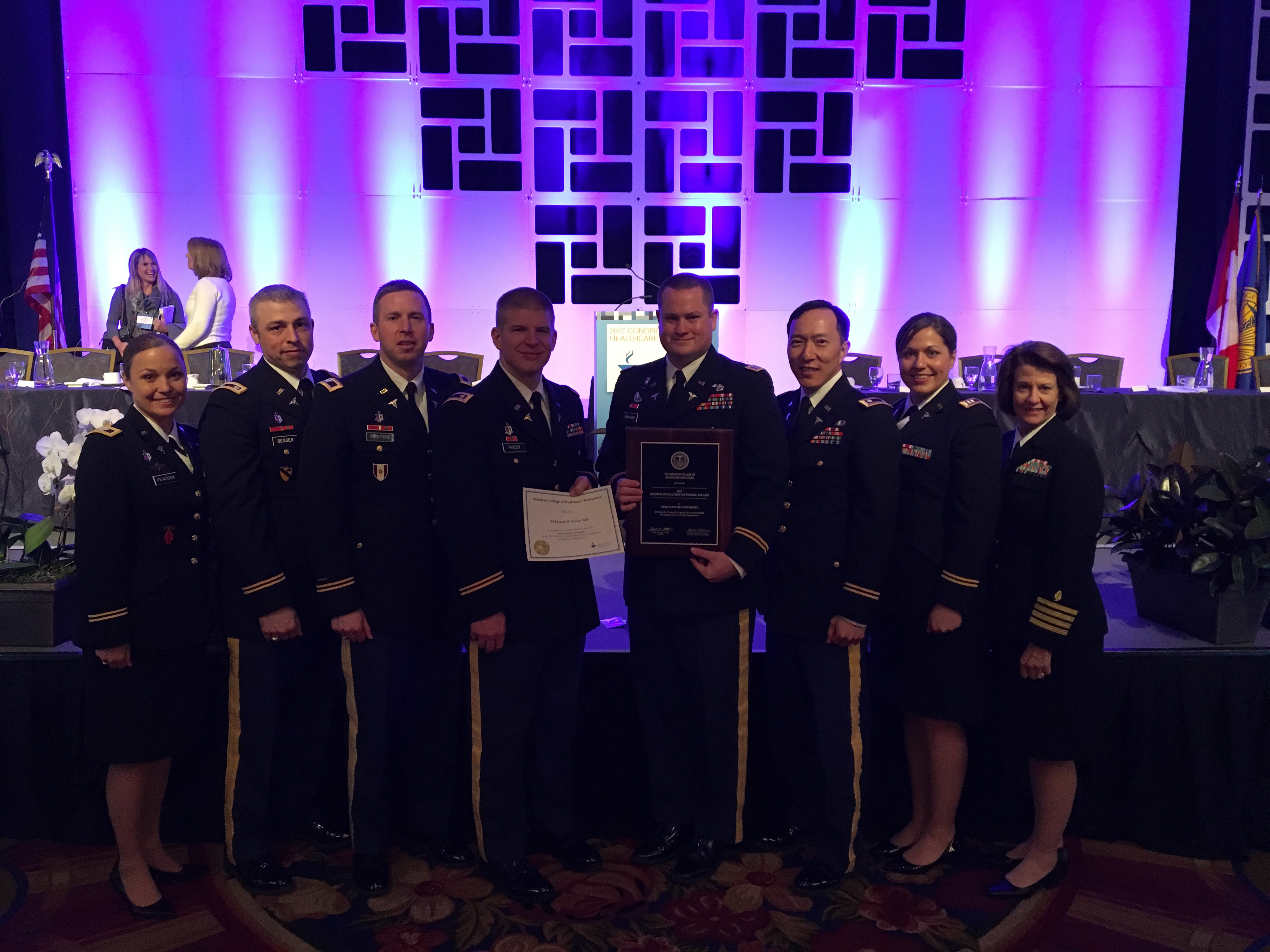 ArmyBaylor Receives National Recognition at ACHE Congress Army