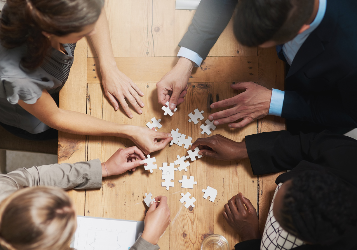 Stock photo of teamwork