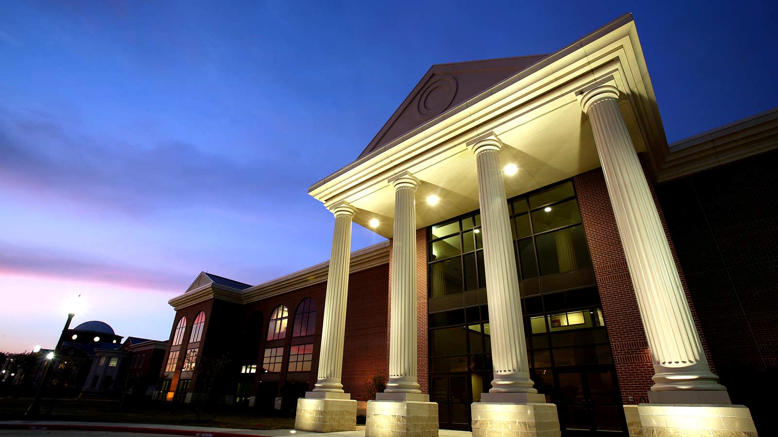 The Simpson Athletics and Academic Center is the centerpiece of the Highers Athletics Complex at Baylor University.