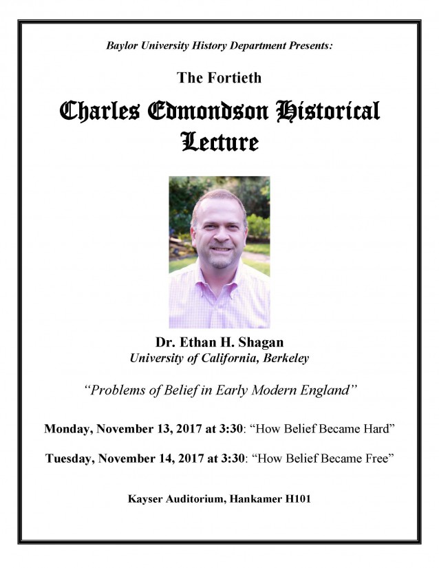 2017 Edmondson Lecture Poster