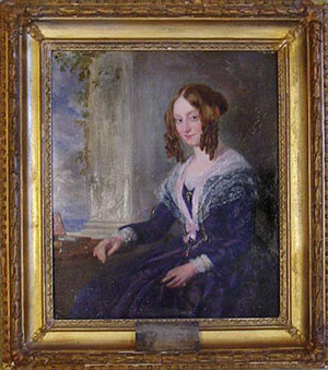 Elizabeth Barrett Browning Portrait