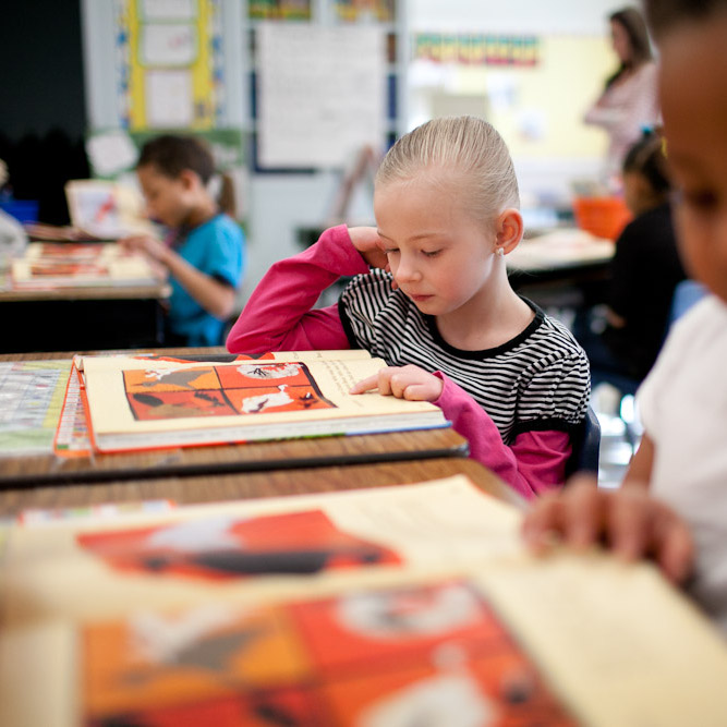 girl reading