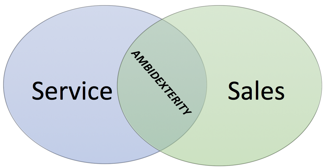 Service-Sales Ambidexterity Venn Diagram