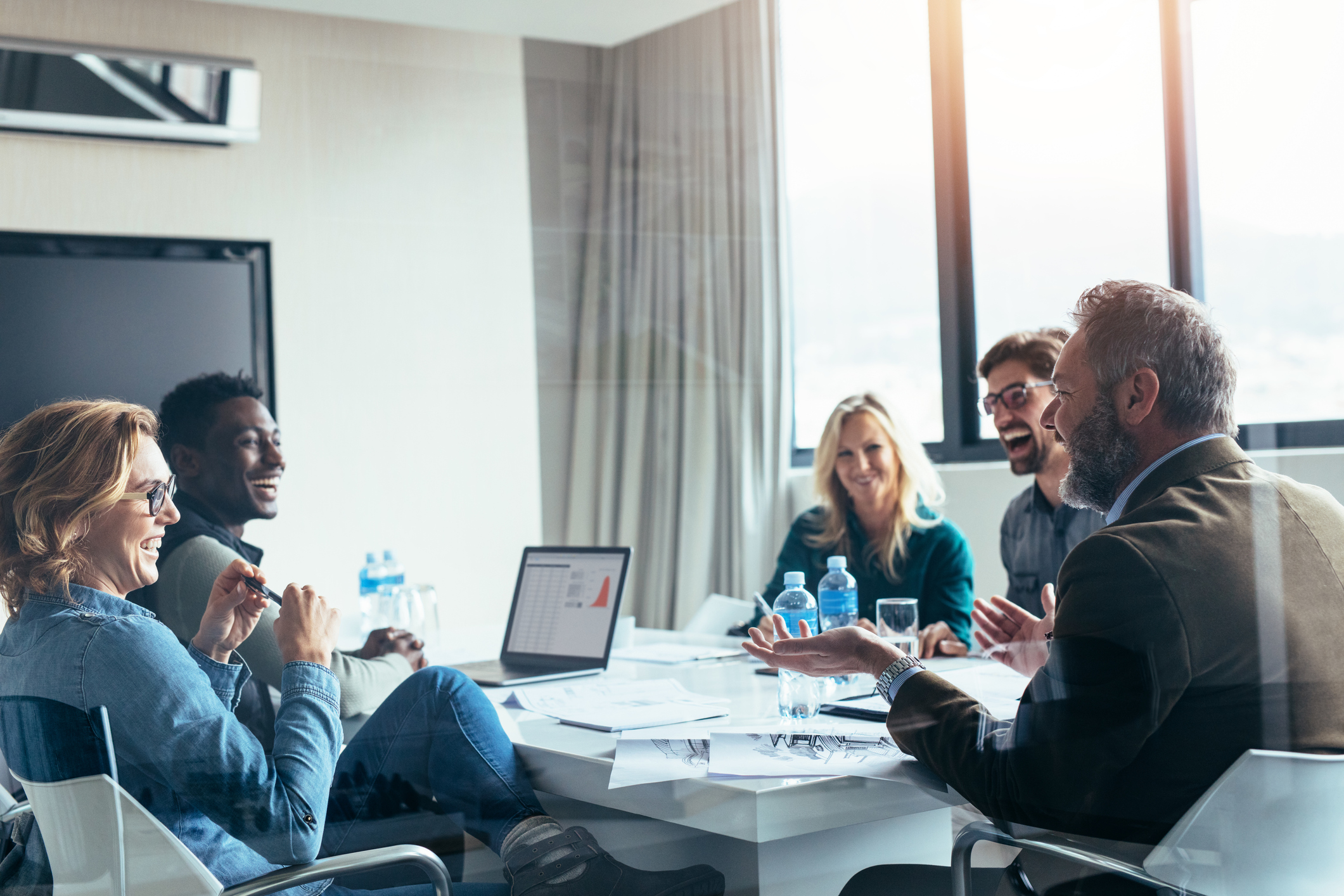 Stock photo of a business meeting