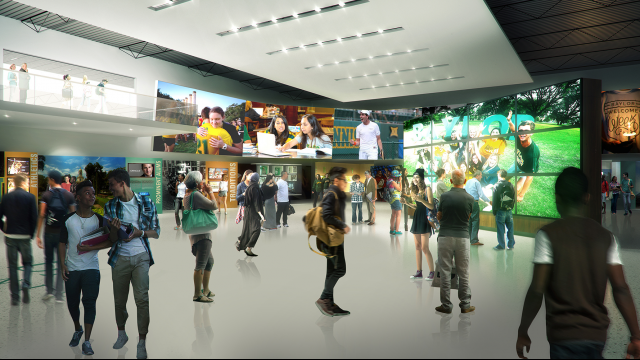 Full-Size Image: Hurd Welcome Center Interior
