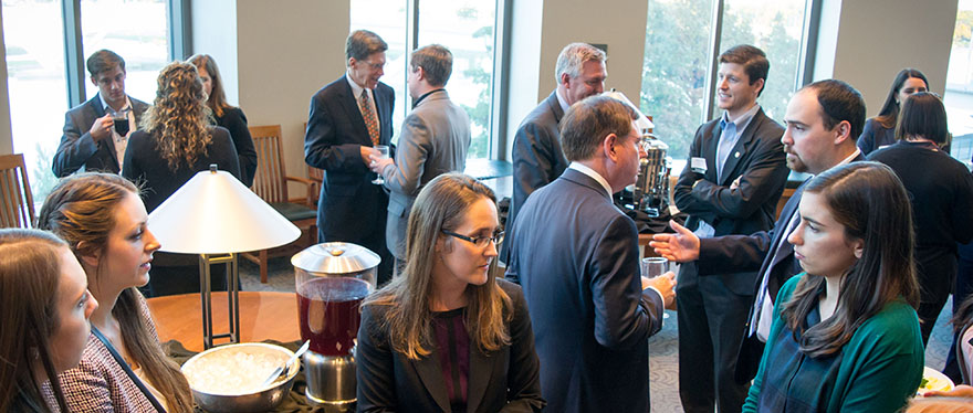 Picture of a full and active Third Annual Judicial Reception