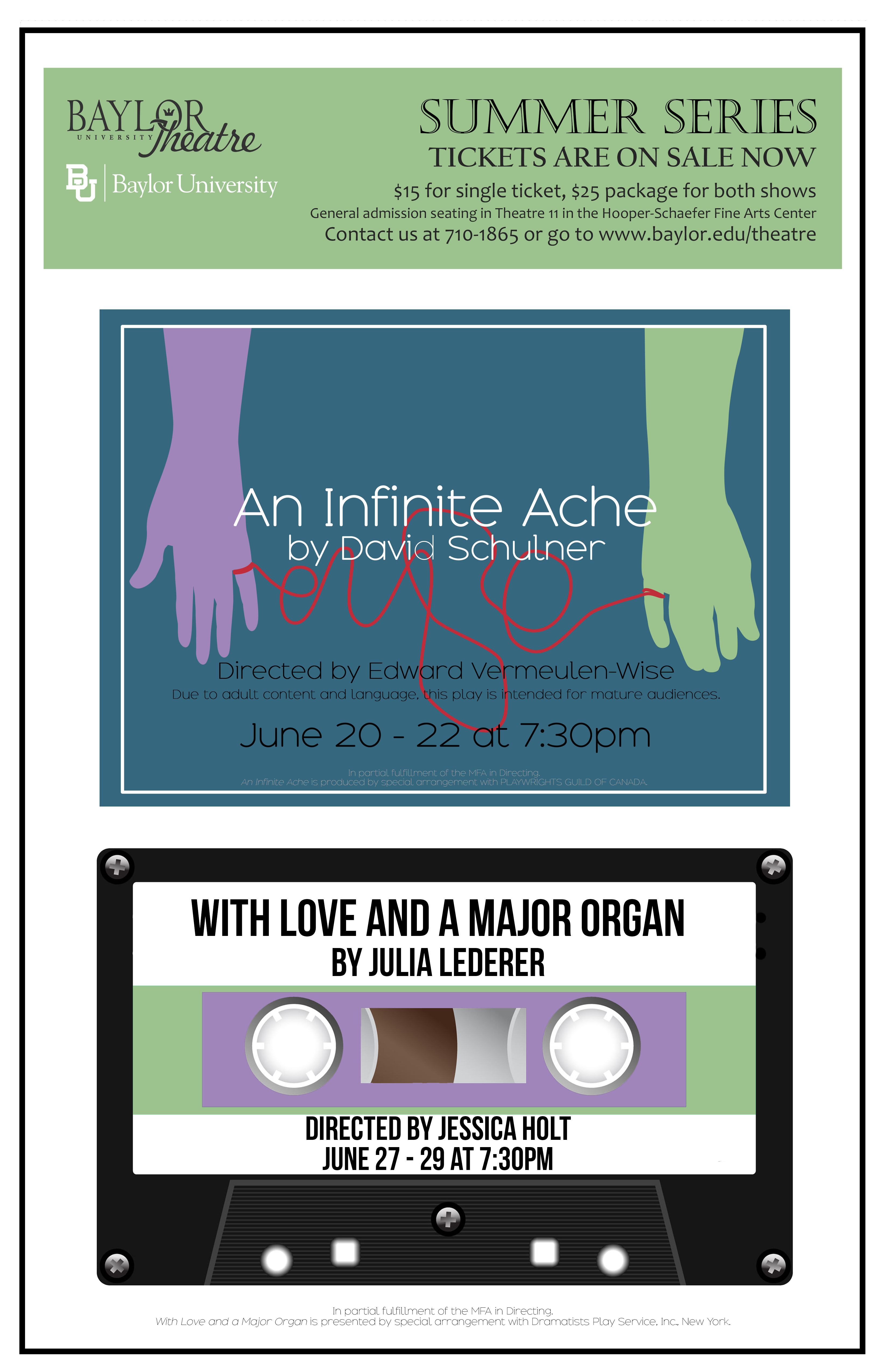 Baylor Theatre Summer Series 2019