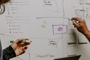 diagram on whiteboard