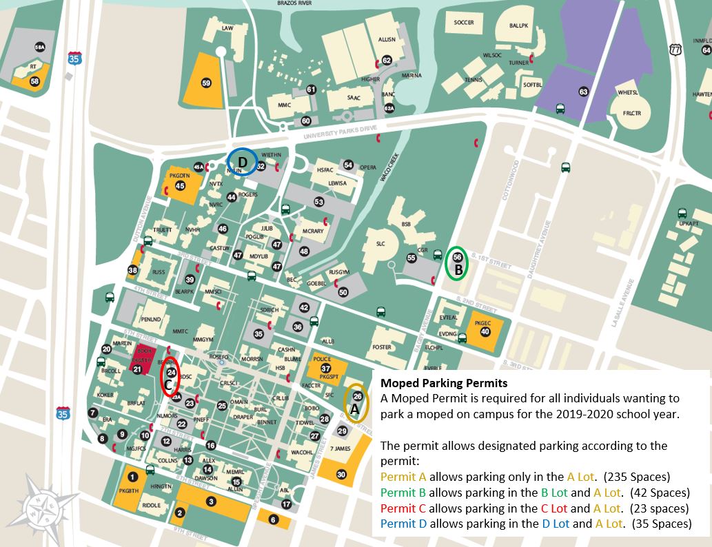 Baylor Campus Map