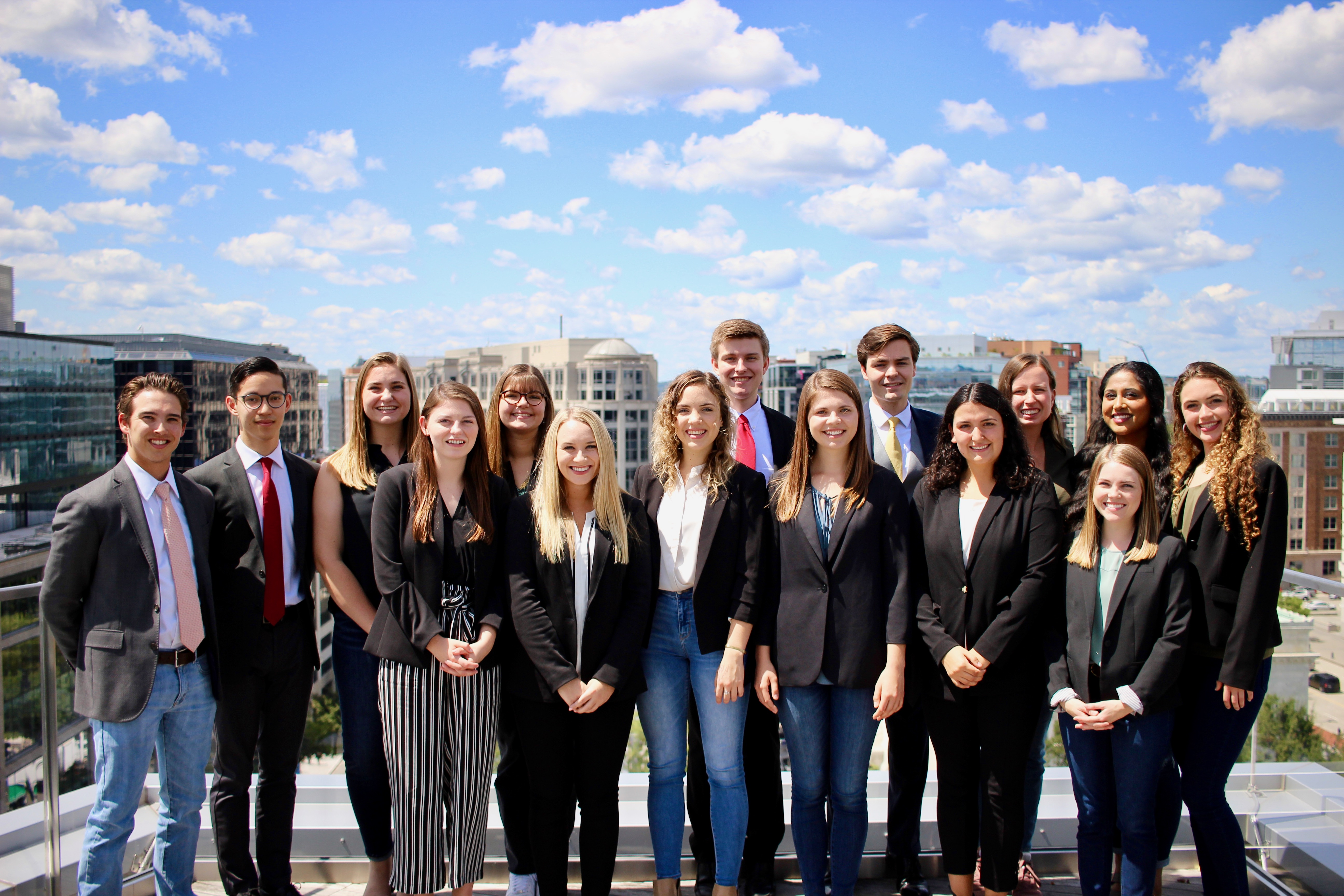 Students in the 2018-2020 Semester in Washington Program