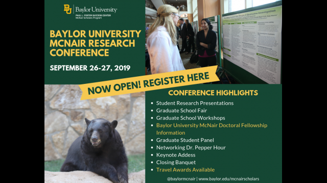 McNair Research Conference