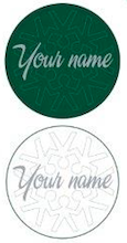 Your name in a sticker