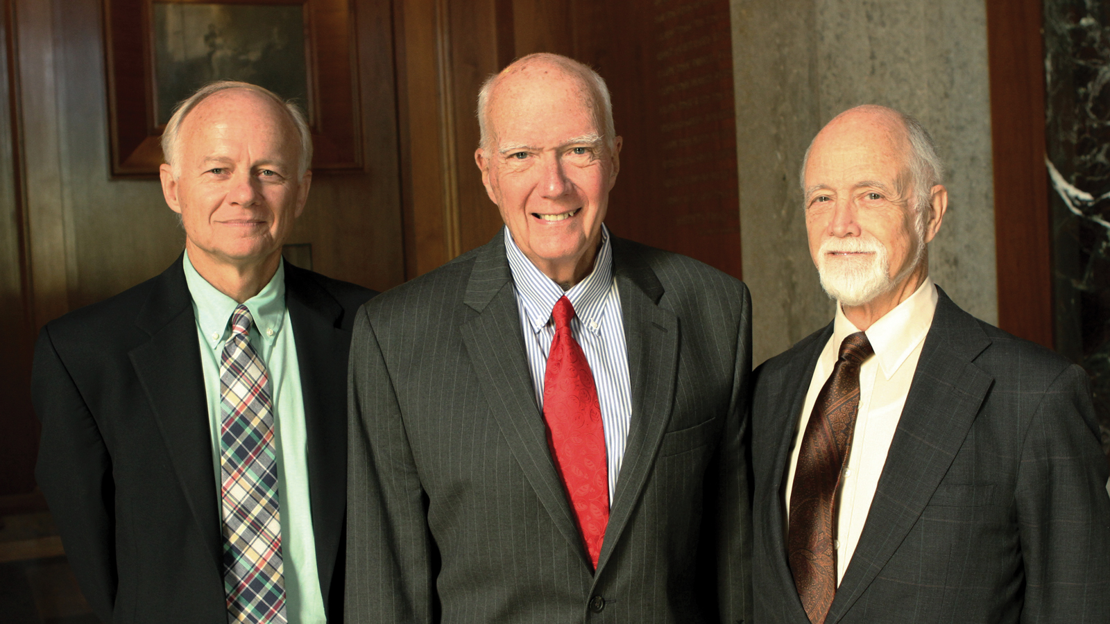 The last three Arts & Sciences deans (L to R): Drs. Lee Nordt, Wallace Daniel and William Cooper