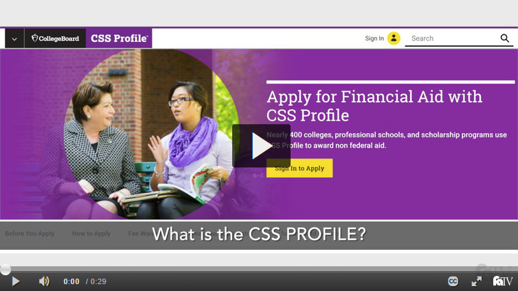 Css Profile Worksheet 2013