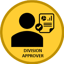 graphical representation of Division Approver