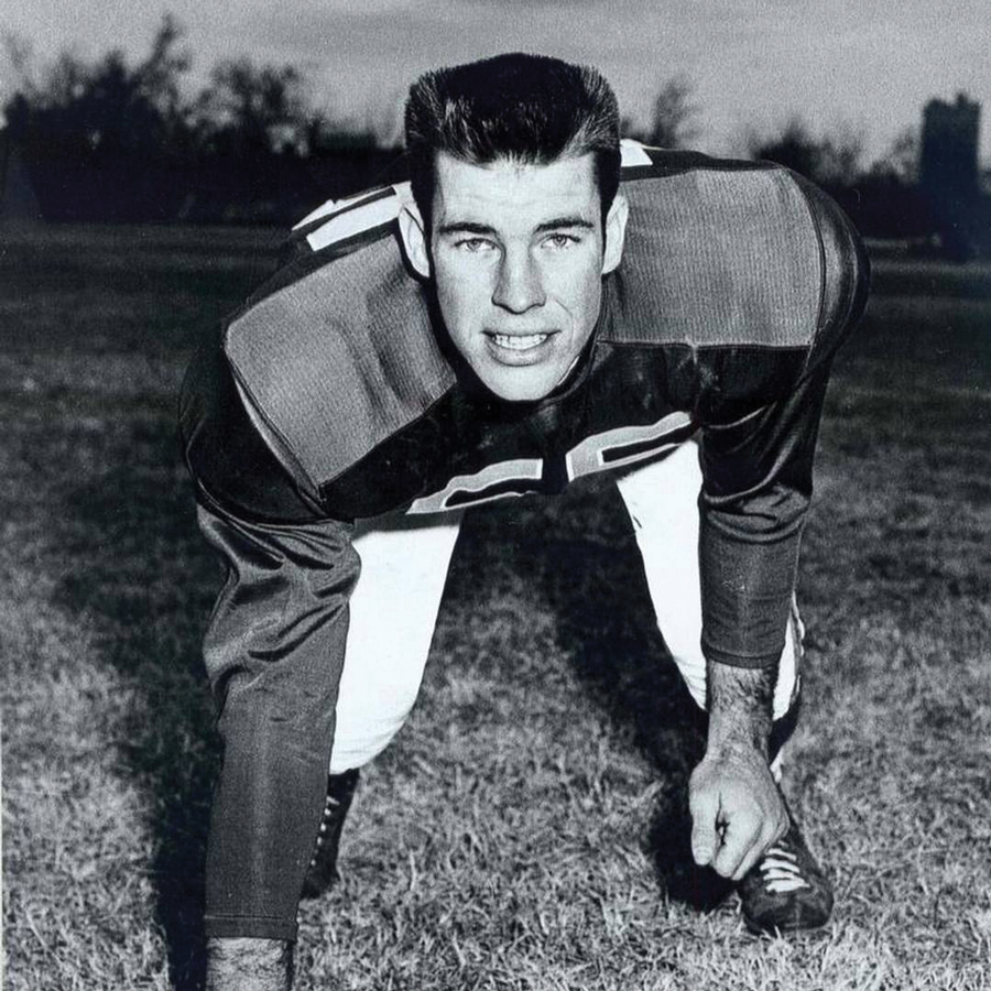 Bill Glass in football uniform