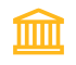 Gold courthouse icon