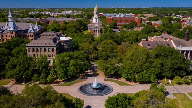 Baylor Campus Aerial