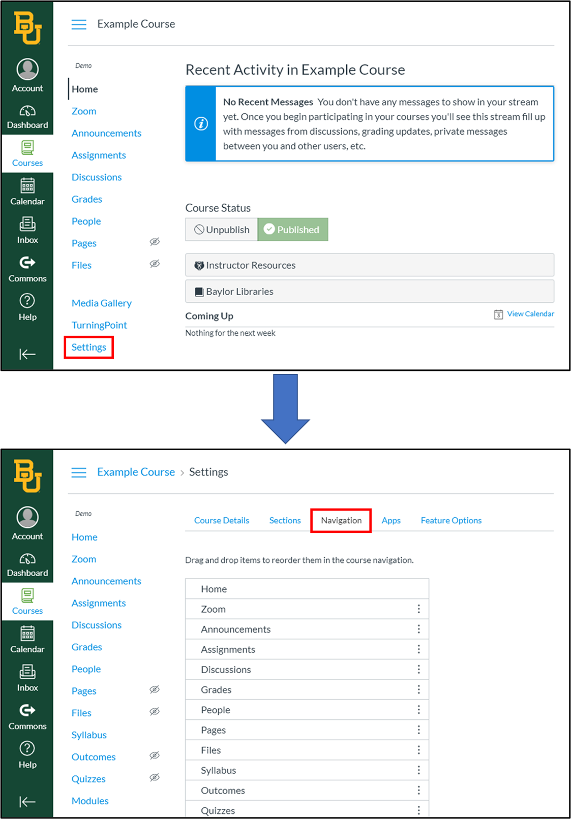 Enable Cisco Webex in Canvas Technology for Faculty Libraries Baylor University