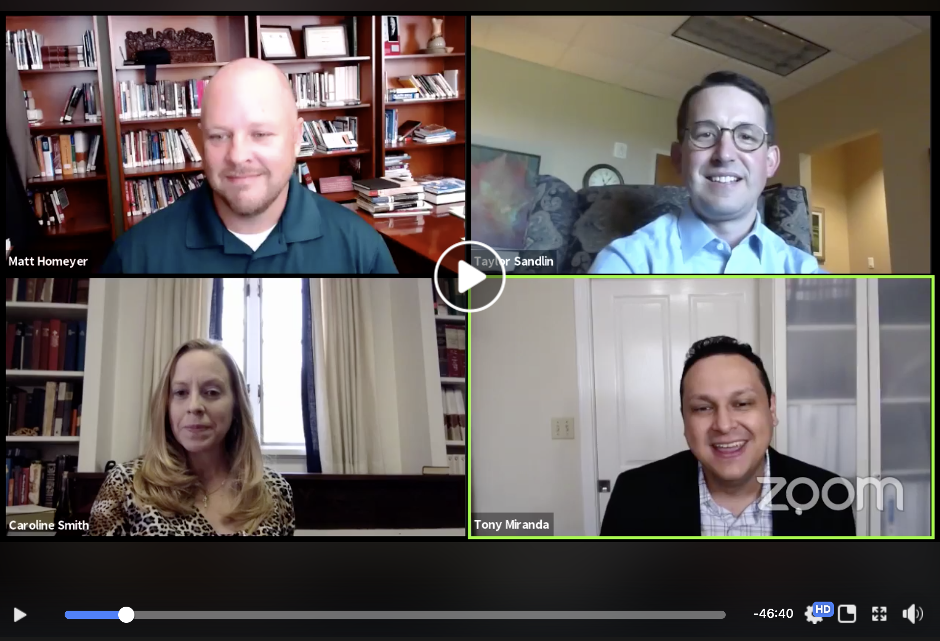Pastors Round Table Webinar