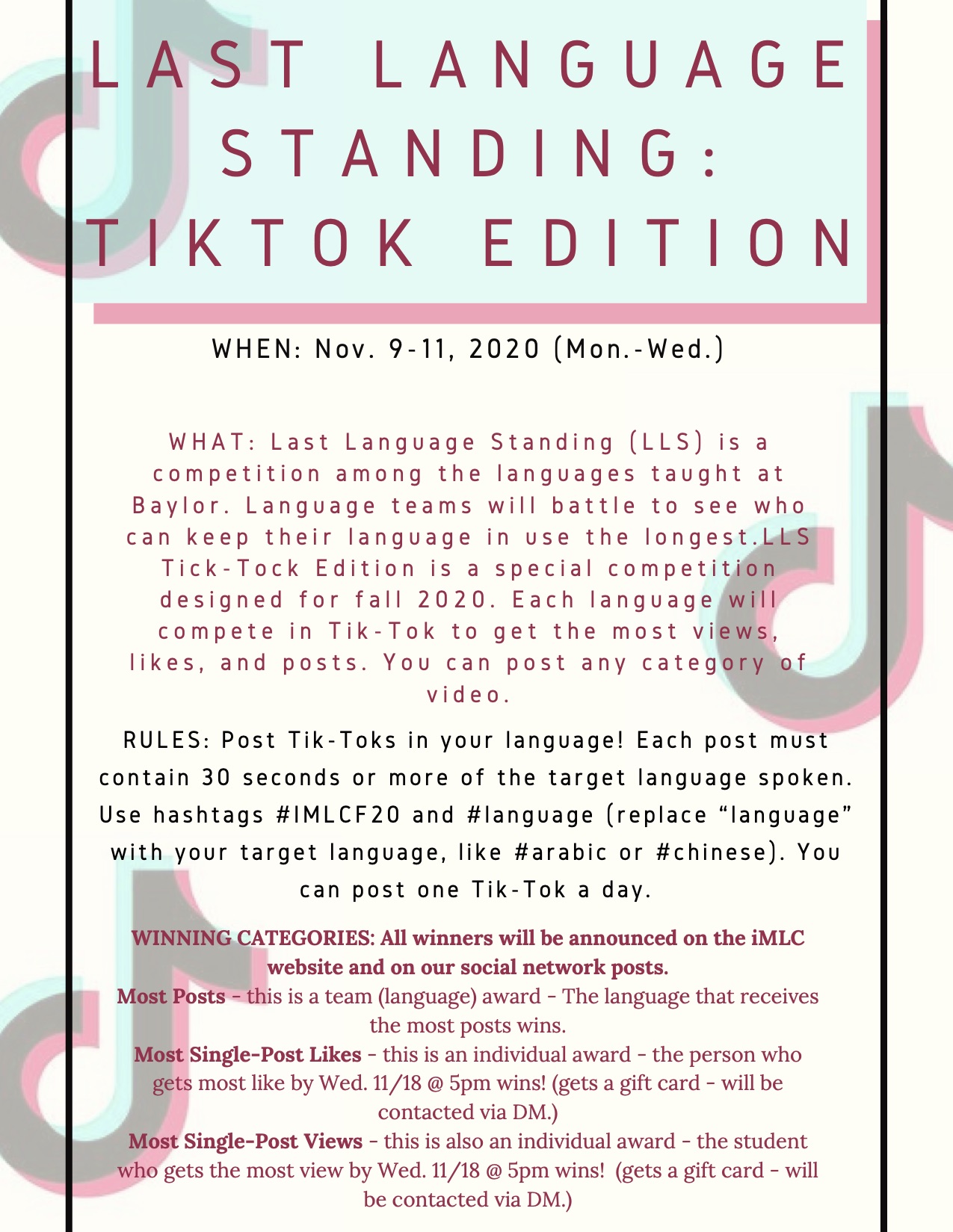Last Language Standing TikTok Edition