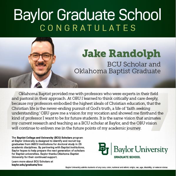 Jacob Randolph BCU Ad