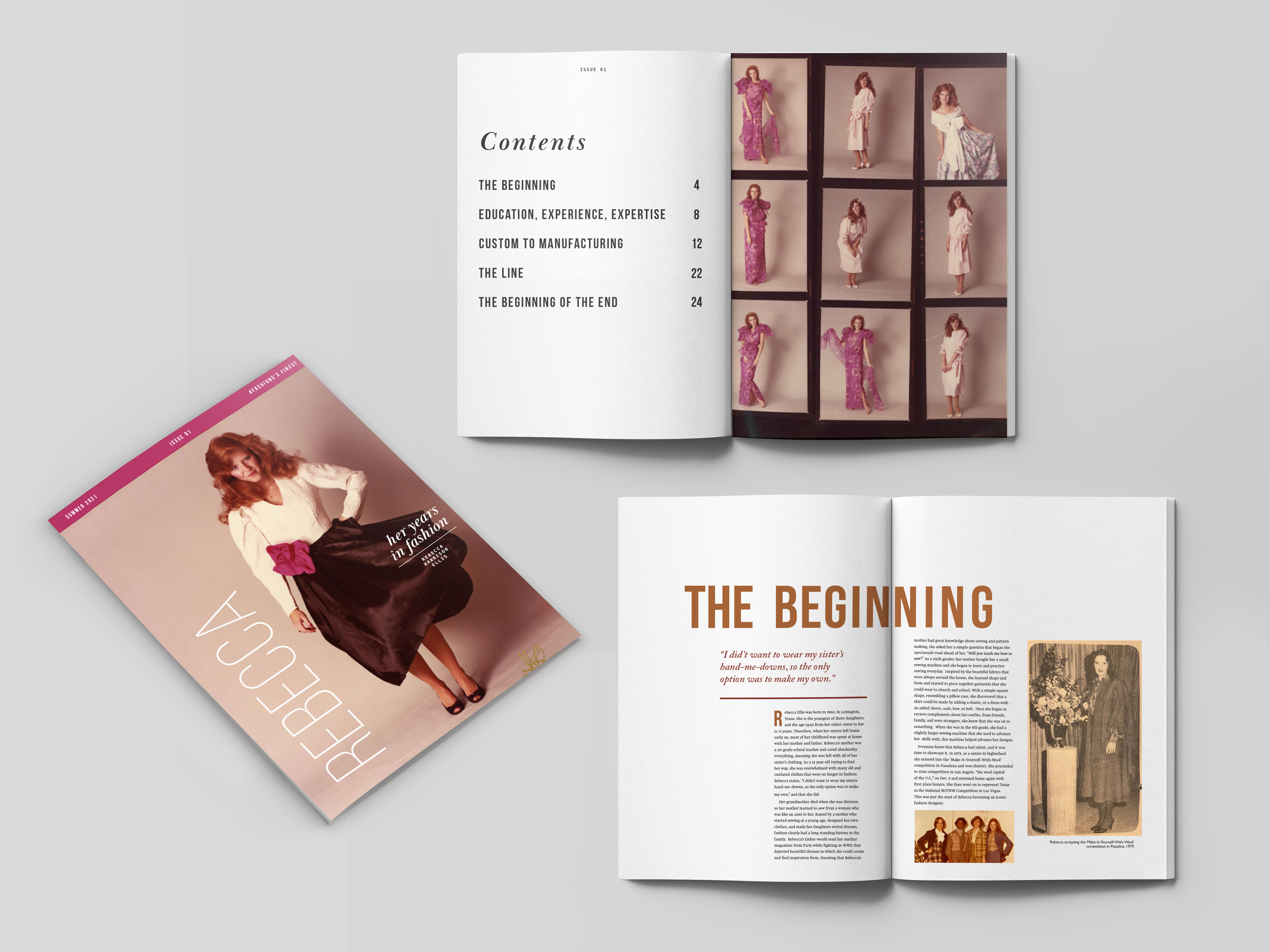 Catherine Ellis,
Rebecca,
Publication Design, Spring 2021