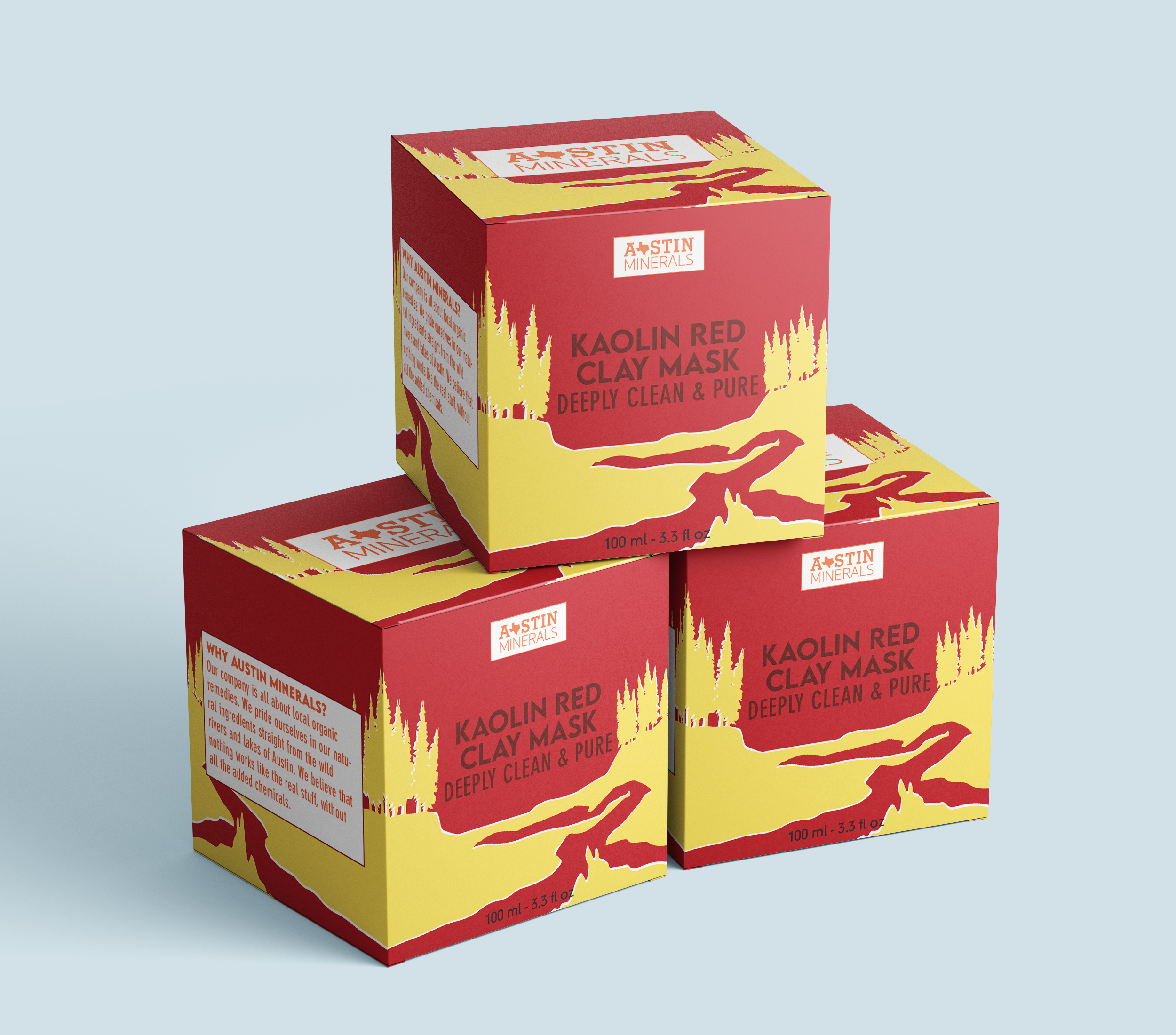 Maggie Lemley,
Austin Minerals Cosmetics (Design 3),
Package Design, Fall 2019