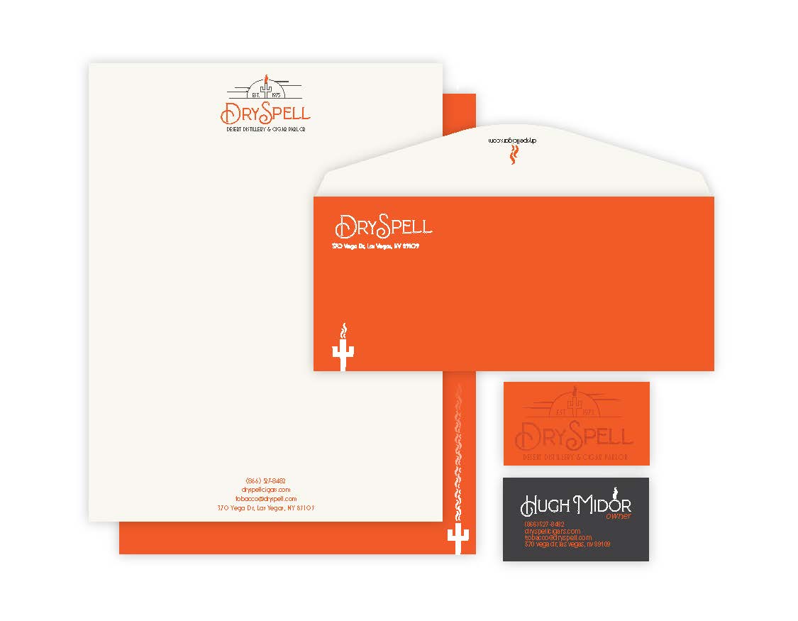 Carter Bruey,
DrySpell: Desert Distillery & Cigar Parlor
Graphic Design, Fall 2020