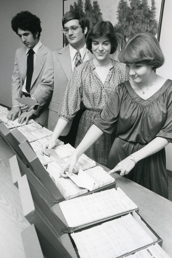 Baylor debaters from the 1970s and 1980s, when the University won three national championships.