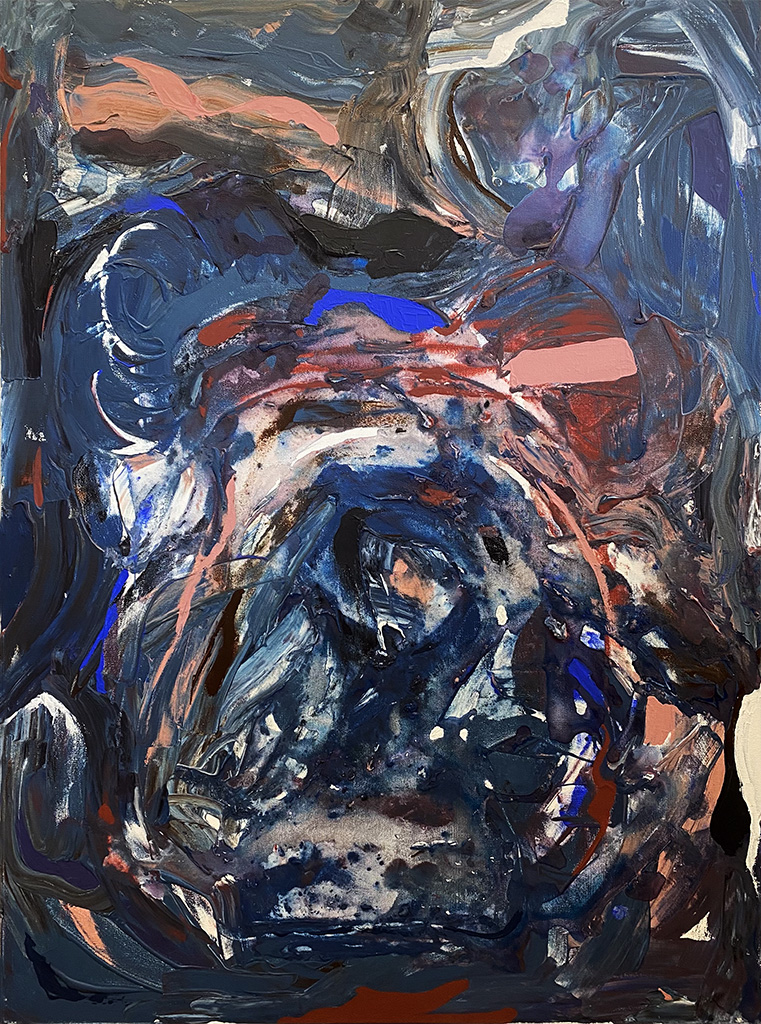 Sarah Willis, Fine Line, Acrylic on Canvas, April 2021, 40