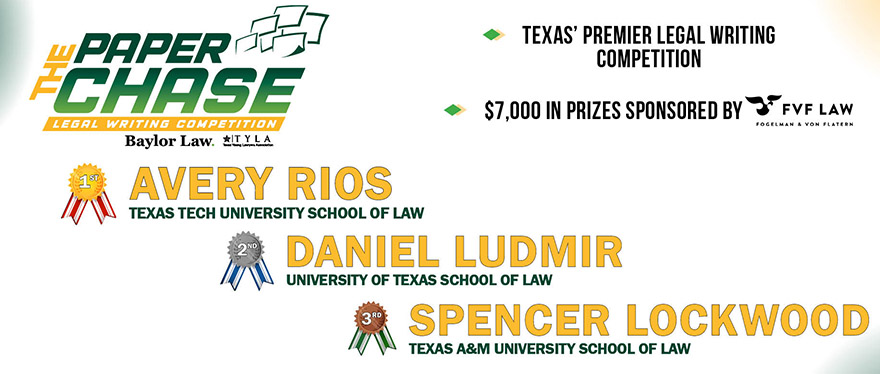 The Paper Chase Announcement Banner
